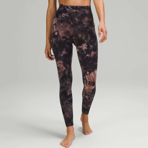 Lululemon Align Pant 28" in Diamond Dye Graphite Grey Pink Pastel - Picture 1 of 10